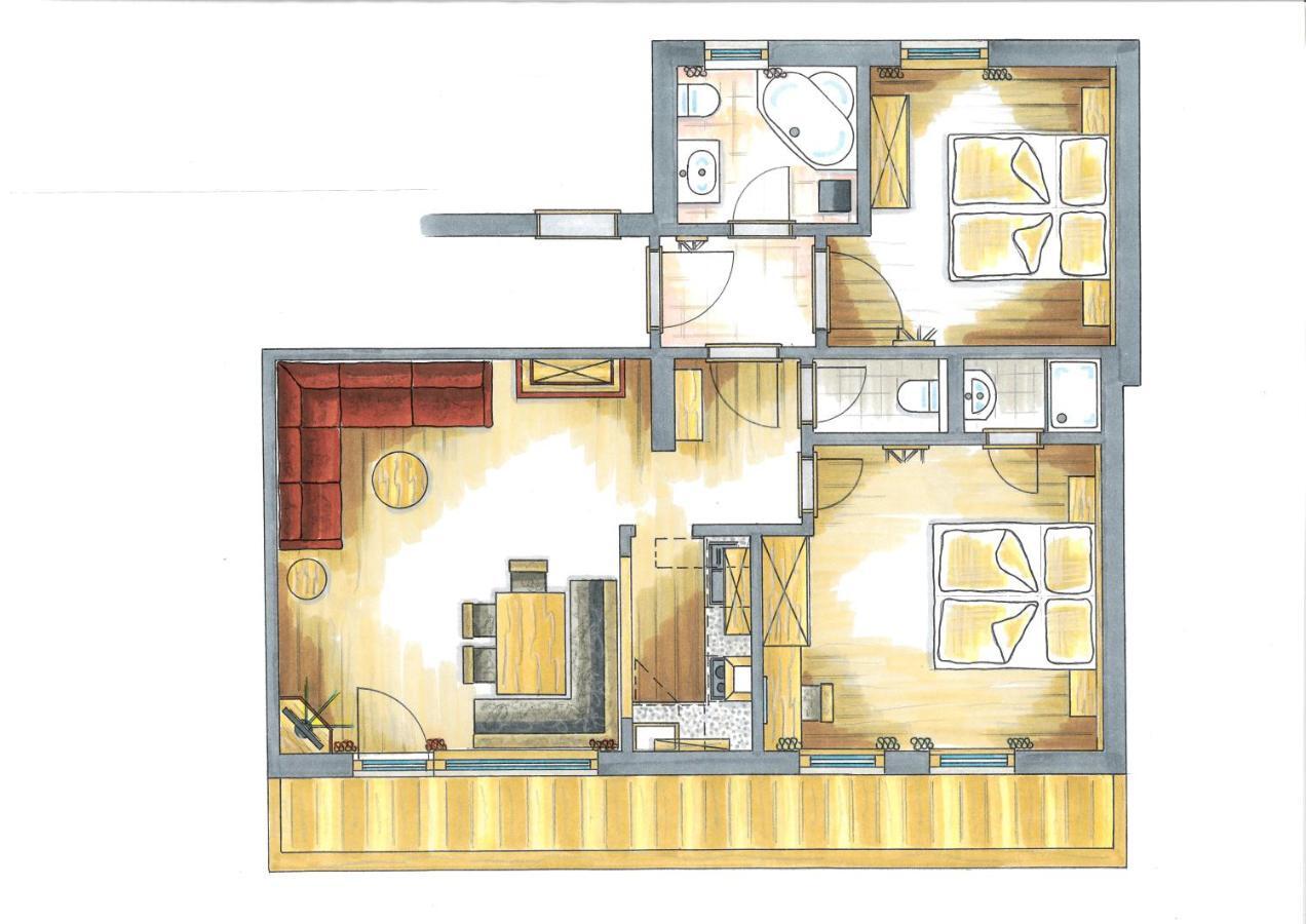 Landhaus Patricia เอลล์เมา ภายนอก รูปภาพ